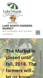 Mobile Screenshot of lakeworthfarmersmarket.com